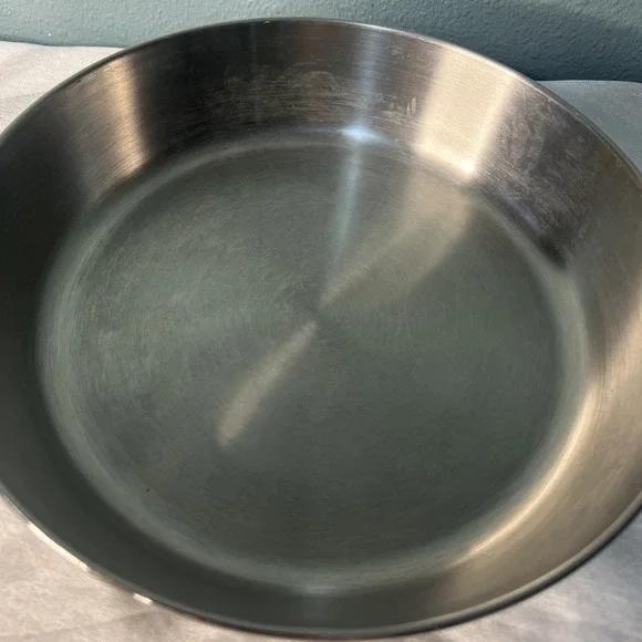 Vintage 1801 Revere Ware 9"- 951 Skillet, Fry Pan Stainless, Clinton , ILL - Picture 4 of 7